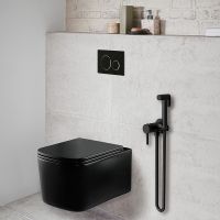 Гигиенический душ со смесителем Vincea Черный матовый арт-VHFW-101MB — фото 3, Гигиенические души