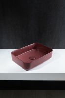 Товар: Раковина-чаша Allen Brau Fantasy 50 Бордо арт-4.11021.BD - фото 8 Раковина-чаша Allen Brau Fantasy 50 Бордо арт-4.11021.BD — фото 8, Раковины накладные