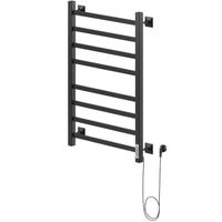 Электрический полотенцесушитель Ника Step-1 80/40 Черный матовый арт-STEP-1 80/40 черн мат прав — фото 1, Электрические полотенцесушители