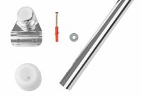 Штанга опорная Ridder Wien Хром арт-59600 — фото 4, Карнизы для ванной