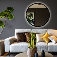 Товар: Зеркало Silver Mirrors Monaco 77 с подсветкой Черное с бесконтактным выключателем и диммером арт-LED-00002770 - фото 3 Зеркало Silver Mirrors Monaco 77 с подсветкой Черное с бесконтактным выключателем и диммером арт-LED-00002770 — фото 3, Зеркала в ванную комнату