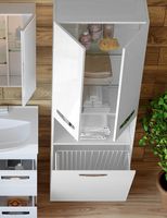 Товар: Шкаф пенал Vigo Plaza 60 с бельевой корзиной Белый арт-pn.PLA.60 - фото 7 Шкаф пенал Vigo Plaza 60 с бельевой корзиной Белый арт-pn.PLA.60 — фото 7, Пеналы для ванной комнаты