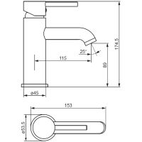 Товар: Смеситель для раковины Damixa Scandinavian Pure Золото арт-360210600 - фото 4 Смеситель для раковины Damixa Scandinavian Pure Золото арт-360210600 — фото 4, Смесители для раковины