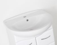 Тумба под раковину Style Line Эко Волна 11 Антик 55 Белый глянец арт-ЛС-00000098 — фото 4, Тумбы под раковину