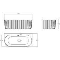 Товар: Ванна из искусственного камня Abber Leipzig 170x80 Белая матовая без гидромассажа арт-AM9916 - фото 6 Ванна из искусственного камня Abber Leipzig 170x80 Белая матовая без гидромассажа арт-AM9916 — фото 6, Ванны из искусственного камня