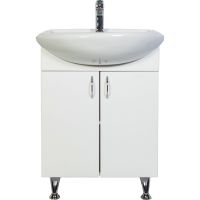 Тумба с раковиной Orange Роса Белая арт-Ro-45TUW — фото 1, Тумбы с раковиной