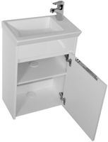 Тумба с раковиной Aquanet Дувр 45 подвесная Белая арт-213041 — фото 2, Тумбы с раковиной