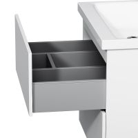 Тумба под раковину AM.PM Gem 60 2 подвесная Белая арт-M90FHX06022WG — фото 2, Тумбы под раковину