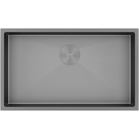 Кухонная мойка Paulmark Next 74 Uni Матовый серый арт-PM217444-MG — фото 1, Кухонные мойки