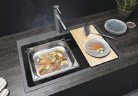 Кухонная мойка Blanco Etagon 8 Silgranit Антрацит арт-525187 — фото 6, Кухонные мойки