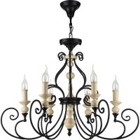 Люстра Maytoni House Karina Черная Бежевая арт-H631-PL-06-B — фото 1, Люстры