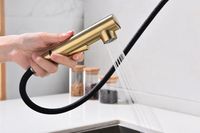 Смеситель для кухни Paulmark Neo Брашированное золото арт-Ne214419-BG — фото 9, Смесители для кухни