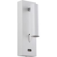 Настенный светильник Crystal Lux Белый арт-CLT 210W USB WH — фото 2, Бра