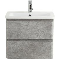 Тумба под раковину BelBagno 60 подвесная Cemento Verona Grigio арт-ALBANO-CER-600-2C-SO-CVG — фото 1, Тумбы под раковину