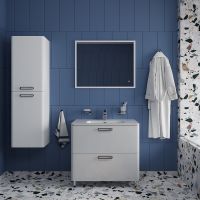 Тумба с раковиной Iddis Brick 80 Белая арт-BRI80WFi95K — фото 5, Тумбы с раковиной