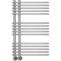 Водяной полотенцесушитель Terminus Астра П15 70х800 Хром, нижнее подключение, G 1/2" ВР, с комплектом вентилей арт-4670078530486 — фото 2, Водяные полотенцесушители