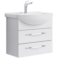 Тумба под раковину Aqwella Аллегро 65 подвесная Белая арт-Agr.01.06/2 — фото 1, Тумбы под раковину