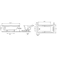 Товар: Акриловая ванна Jacob Delafon Odeon Up 170x70 без гидромассажа арт-E6080RU-00 - фото 6 Акриловая ванна Jacob Delafon Odeon Up 170x70 без гидромассажа арт-E6080RU-00 — фото 6, Акриловые ванны