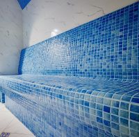 Стеклянная мозаика Alma Opaco 32,7х32,7 см арт-NB-BL548 (N008) — фото 2, Мозаика