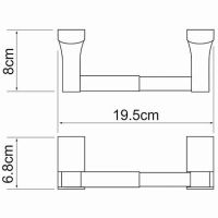 Держатель туалетной бумаги WasserKRAFT Exter Светлая бронза арт-K-5222 — фото 4, Держатели туалетной бумаги