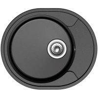 Товар: Кухонная мойка Reflection Allonge 57 Черная арт-RF0658BL - фото 1 Кухонная мойка Reflection Allonge 57 Черная арт-RF0658BL — фото 1, Кухонные мойки