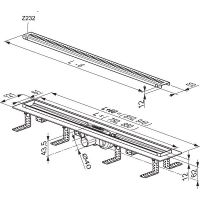 Товар: Душевой лоток Ravak Zebra 75 с решеткой Хром арт-X01433 - фото 5 Душевой лоток Ravak Zebra 75 с решеткой Хром арт-X01433 — фото 5, Душевые лотки