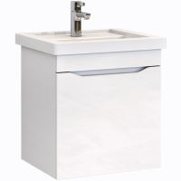 Тумба под раковину Vigo Grani 50 подвесная Белая арт-tp.GRI.FOS.50.1Y — фото 1, Тумбы под раковину