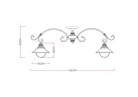 Товар: Люстра Artelamp Grazioso Янтарная Шоколад с золотом арт-A4577PL-8CK - фото 5 Люстра Artelamp Grazioso Янтарная Шоколад с золотом арт-A4577PL-8CK — фото 5, Люстры