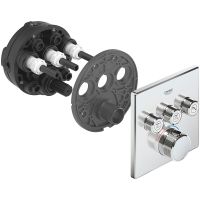 Смеситель для душа Grohe Grohtherm SmartControl с термостатом Хром арт-29126000 — фото 10, Смеситель для душа