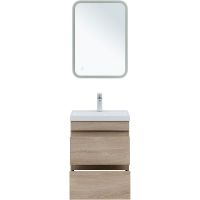 Тумба под раковину Aquanet Нота New 50 подвесная Дуб светлый арт-334196 — фото 7, Тумбы под раковину