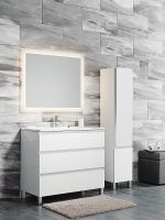 Тумба с раковиной SanVit Авеню-3 70 Белая глянцевая арт-kavenu3070w — фото 2, Тумбы с раковиной