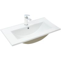 Раковина WeltWasser Deilbach 7517 50 Белый глянец арт-10000005582 — фото 1, Раковины встраиваемые сверху