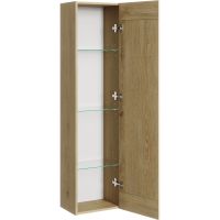 Шкаф пенал Aqwella Astrid 35 подвесной Дуб Давос арт-AST0535DD — фото 2, Пеналы для ванной комнаты