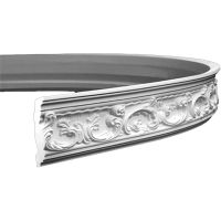 Карниз гибкий Европласт 1.50.124 2000x115x57 мм арт-1.50.124 (гибкий) — фото 1, Карнизы