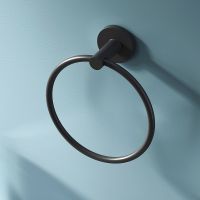 Кольцо для полотенец AM.PM X-Joy Черное матовое арт-A85A34422 — фото 2, Полотенцедержатели