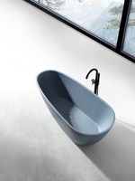 Ванна из искусственного камня Abber Dortmund 170x75 Серая без гидромассажа арт-AM9911G — фото 3, Ванны из искусственного камня