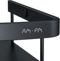 Полка корзина AM.PM Sense L угловая Черная матовая арт-A7454222 — фото 5, Полки для ванной и душа