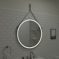 Зеркало Континент Millenium D 800 с подсветкой Белое с сенсорным выключателем арт-ЗЛП1706 — фото 8, Зеркала в ванную комнату