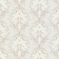 Обои Decori-Decori Amore Винил на флизелине (1,06*10,05) Розовый/Серый, Дамаск арт-82813 — фото 1, Обои для стен