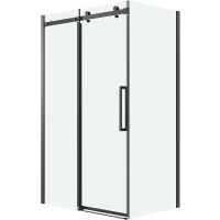 Душевая стенка Grossman Classic 70 профиль Черный матовый стекло прозрачное арт-200.K33.04.70.21.00 — фото 2, Боковые стенки