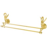 Полотенцедержатель Migliore Luxor двойной Золото арт-26134 — фото 1, Полотенцедержатели