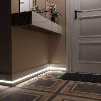 Плинтус Evrowood 2000x110x16 мм арт-PN 120 led — фото 7, Плинтуса напольные