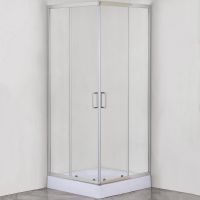 Душевой уголок Aquanet SE-900S 90x90 профиль Хром стекло прозрачное арт-270063 — фото 1, Квадратные душевые уголки