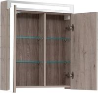 Товар: Зеркальный шкаф Dreja Max 70 с подсветкой Дуб Кантри арт-77.9008D - фото 2 Зеркальный шкаф Dreja Max 70 с подсветкой Дуб Кантри арт-77.9008D — фото 2, Зеркальные шкафы в ванную