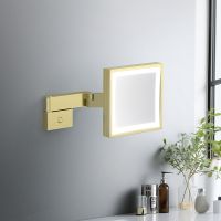 Товар: Косметическое зеркало Timo Selene с подсветкой Золото матовое арт-17074/17 - фото 2 Косметическое зеркало Timo Selene с подсветкой Золото матовое арт-17074/17 — фото 2, Косметические зеркала