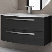 Тумба под раковину Cezares Comfort 100 подвесная Grigio Scuro арт-54482 — фото 1, Тумбы под раковину