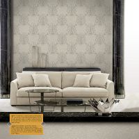 Обои Decori-Decori Parma Винил на флизелине (1,06*10,05) Серый, Дамаск арт-83305 — фото 2, Обои для стен