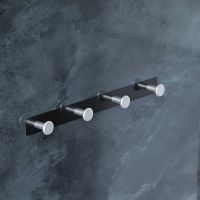 Вешалка для полотенец Damixa Jupiter Черный Хром арт-DA7735900 — фото 2, Крючки для полотенец