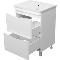 Тумба с раковиной Misty Атлантик 60 Белая арт-УТ000012599 — фото 4, Тумбы с раковиной