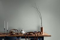 Обои Grandeco Secret Винил на флизелине (1,06*10,05) Белый, Рогожка арт-R146001 — фото 3, Обои для стен